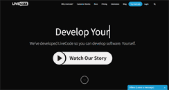 Desktop Screenshot of livecode.com