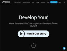 Tablet Screenshot of livecode.com